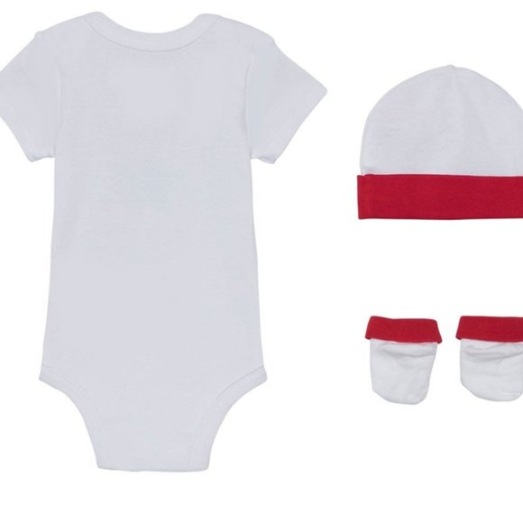 Converse 3-piece Chuck Patch Layette Set White 9002712 100 - Picture 2 of 4